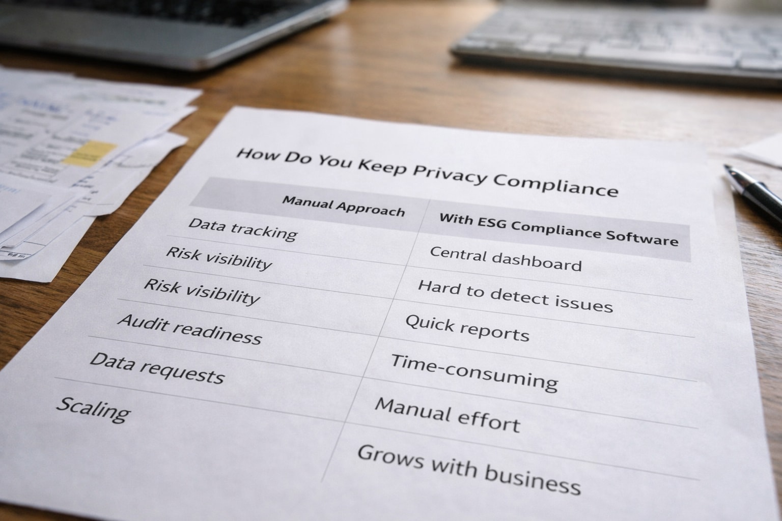 How Do You Keep Privacy Compliance For Your Startup Comparison Table